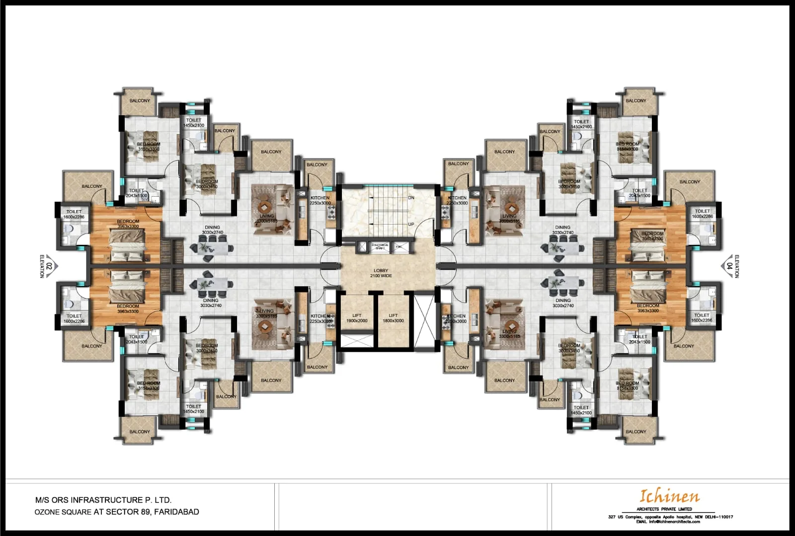 Royal Residency 3 bhk flats for sale in faridabad
