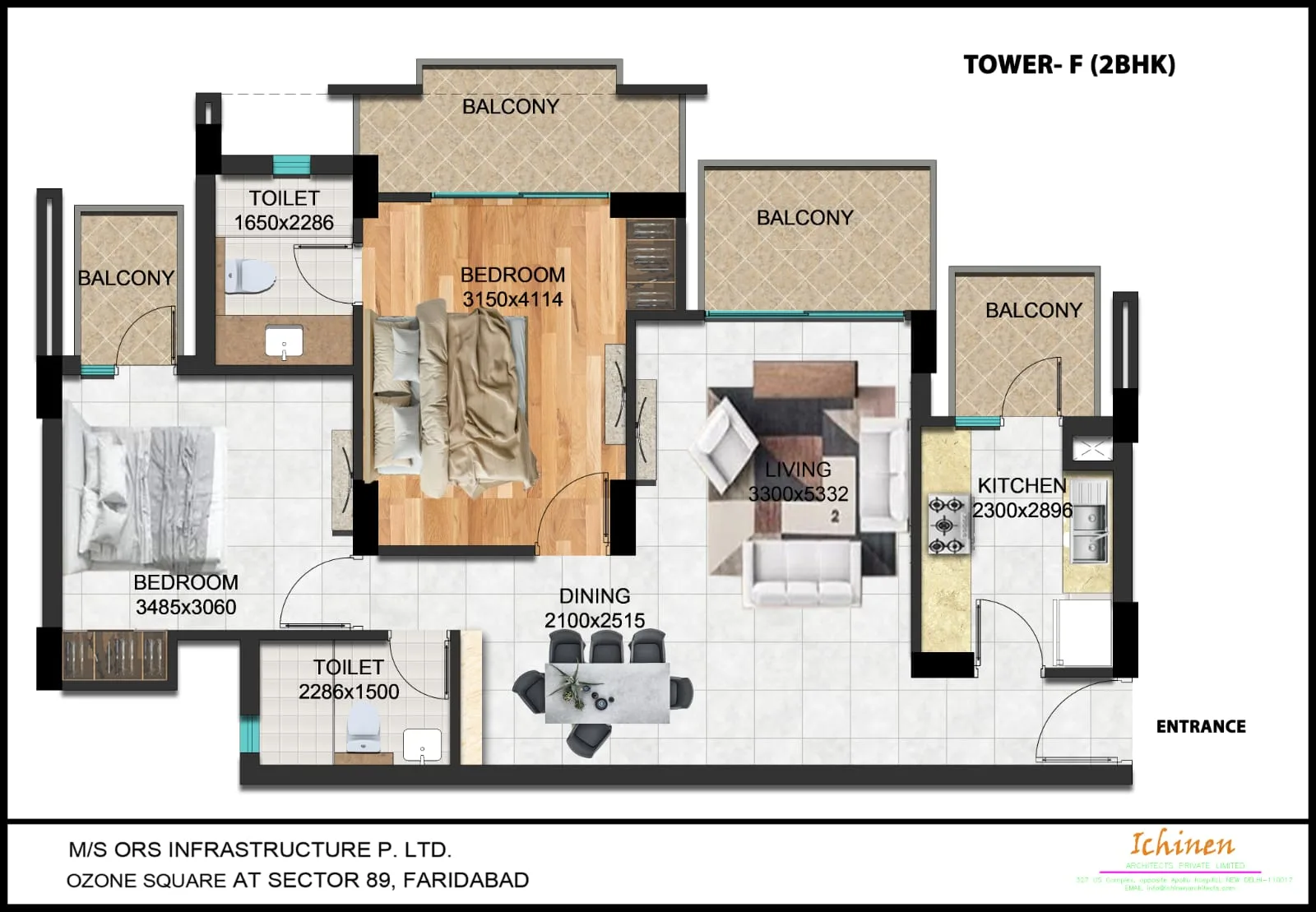 Royal Residency  3 bhk flats in greater faridabad